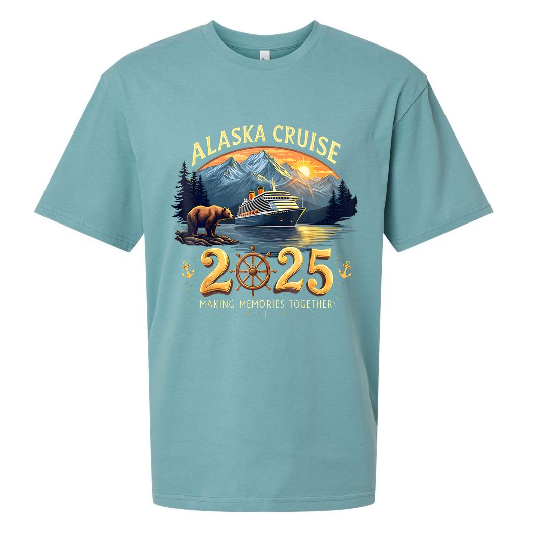 Alaska Cruise 2025 Matching Family And Group Adventure  Sueded Cloud Jersey T-Shirt