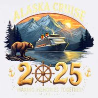Alaska Cruise 2025 Matching Family And Group Adventure  Garment-Dyed Sweatshirt