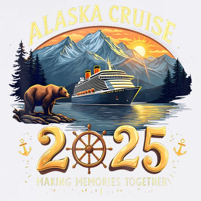 Alaska Cruise 2025 Matching Family And Group Adventure  Garment-Dyed Sweatshirt