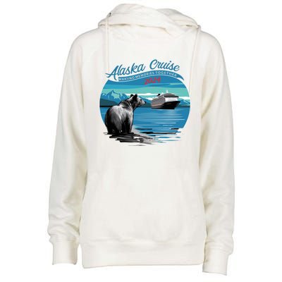 Alaska Cruise 2024 Cute Womens Funnel Neck Pullover Hood