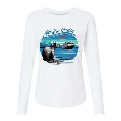 Alaska Cruise 2024 Cute Womens Cotton Relaxed Long Sleeve T-Shirt