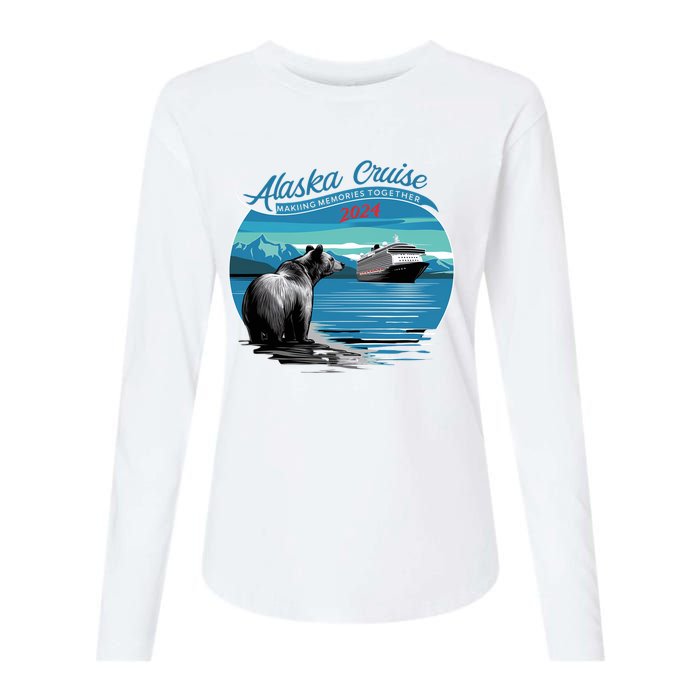 Alaska Cruise 2024 Cute Womens Cotton Relaxed Long Sleeve T-Shirt