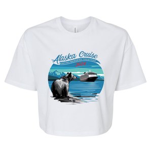 Alaska Cruise 2024 Cute Bella+Canvas Jersey Crop Tee