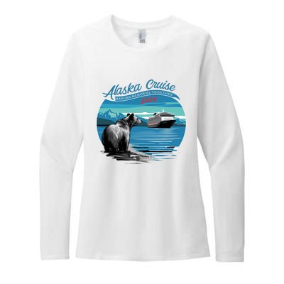 Alaska Cruise 2024 Cute Womens CVC Long Sleeve Shirt