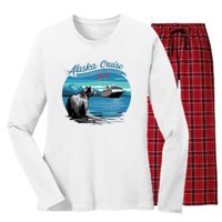 Alaska Cruise 2024 Cute Women's Long Sleeve Flannel Pajama Set 