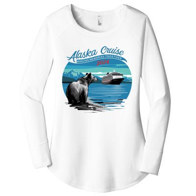 Alaska Cruise 2024 Cute Women's Perfect Tri Tunic Long Sleeve Shirt