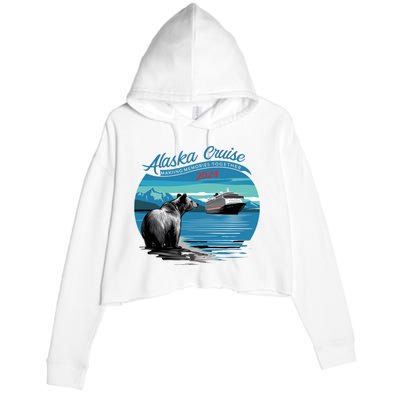 Alaska Cruise 2024 Cute Crop Fleece Hoodie