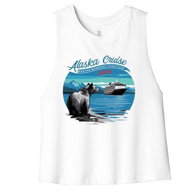 Alaska Cruise 2024 Cute Women's Racerback Cropped Tank