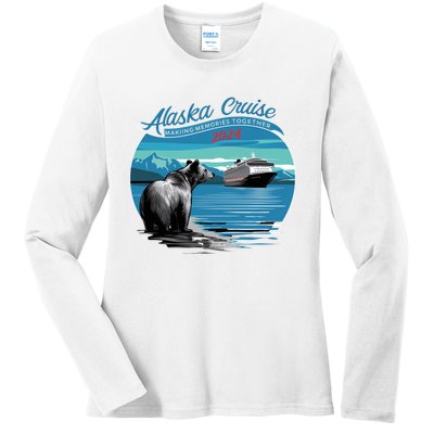 Alaska Cruise 2024 Cute Ladies Long Sleeve Shirt