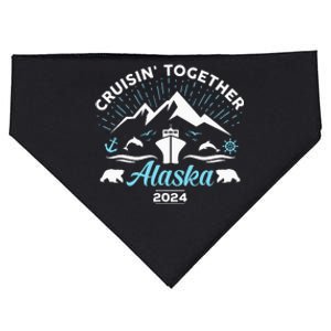 Alaska Cruise 2024 Family Friends Group Travel Matching USA-Made Doggie Bandana