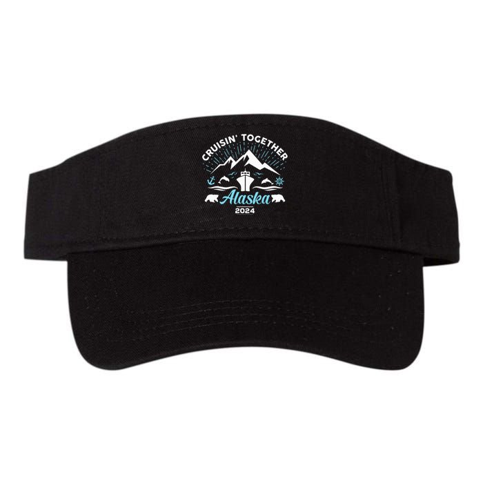 Alaska Cruise 2024 Family Friends Group Travel Matching Valucap Bio-Washed Visor