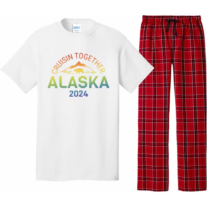 Alaska Cruise 2024 Trip Vacation Funny Matching Family Trip Group Pajama Set