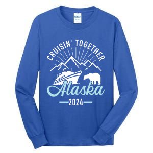 Alaska Cruise 2024 Matching Family And Friends Group Gift Tall Long Sleeve T-Shirt