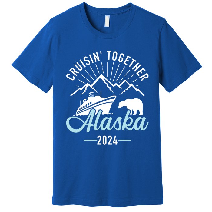 Alaska Cruise 2024 Matching Family And Friends Group Gift Premium T-Shirt