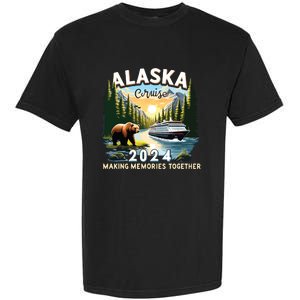 Alaska Cruise 2024 Trip Matching Family Friends Alaska Squad Garment-Dyed Heavyweight T-Shirt