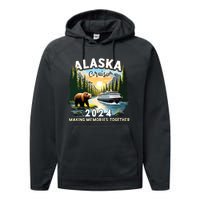 Alaska Cruise 2024 Trip Matching Family Friends Alaska Squad Performance Fleece Hoodie