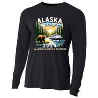 Alaska Cruise 2024 Trip Matching Family Friends Alaska Squad Cooling Performance Long Sleeve Crew