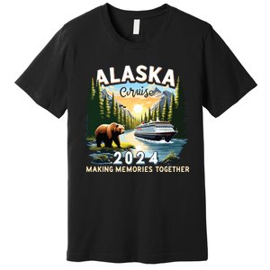 Alaska Cruise 2024 Trip Matching Family Friends Alaska Squad Premium T-Shirt