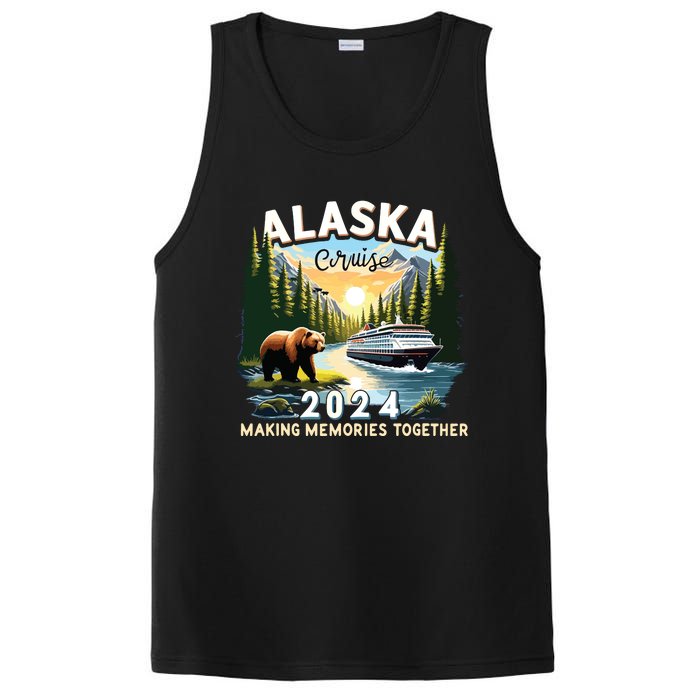 Alaska Cruise 2024 Trip Matching Family Friends Alaska Squad PosiCharge Competitor Tank