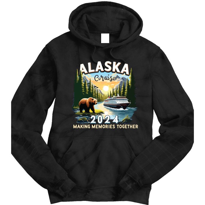 Alaska Cruise 2024 Trip Matching Family Friends Alaska Squad Tie Dye Hoodie