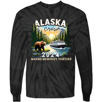 Alaska Cruise 2024 Trip Matching Family Friends Alaska Squad Tie-Dye Long Sleeve Shirt