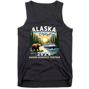 Alaska Cruise 2024 Trip Matching Family Friends Alaska Squad Tank Top