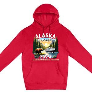 Alaska Cruise 2024 Trip Matching Family Friends Alaska Squad Premium Pullover Hoodie