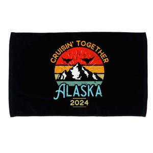 Alaska Cruise 2024 Family Friends Group Travel Matching Microfiber Hand Towel