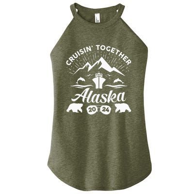 Alaska Cruise 2024 Family Summer Vacation Travel Matching Women’s Perfect Tri Rocker Tank