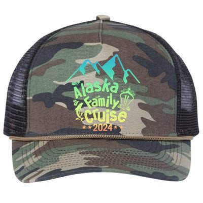 Alaska Cruise 2024 Matching Family Cruise Group Alaska 2024 Cute Gift Retro Rope Trucker Hat Cap