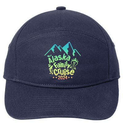 Alaska Cruise 2024 Matching Family Cruise Group Alaska 2024 Cute Gift 7-Panel Snapback Hat