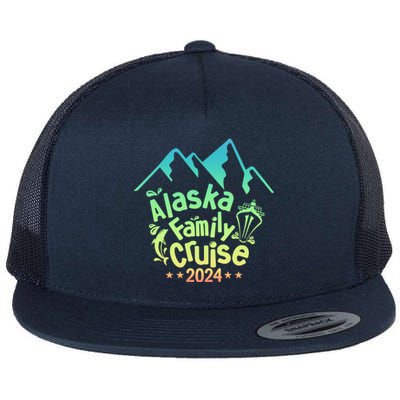 Alaska Cruise 2024 Matching Family Cruise Group Alaska 2024 Cute Gift Flat Bill Trucker Hat