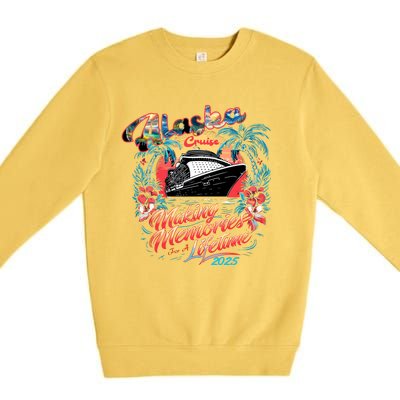 Alaska Cruise 2025 Making Memories Together Matching Family Premium Crewneck Sweatshirt