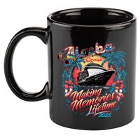 Alaska Cruise 2025 Making Memories Together Matching Family 11oz C Handle Ceramic Mug