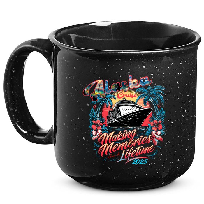 Alaska Cruise 2025 Making Memories Together Matching Family 15oz Campfire Ceramic Mug