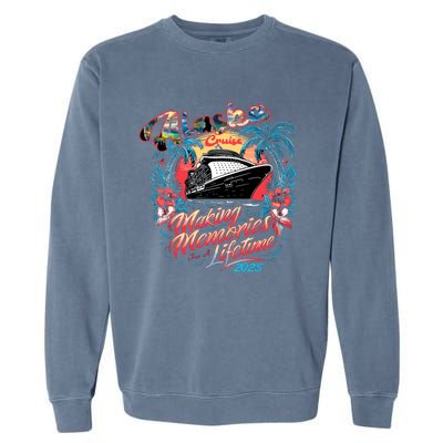 Alaska Cruise 2025 Making Memories Together Matching Family Garment-Dyed Sweatshirt