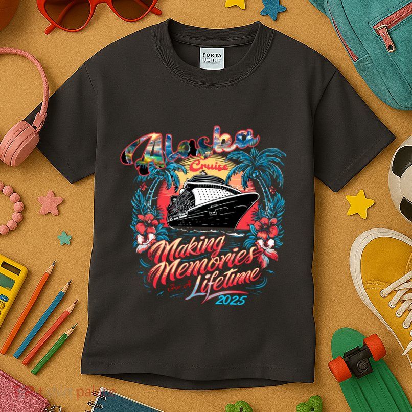 Alaska Cruise 2025 Making Memories Together Matching Family Kids T-Shirt