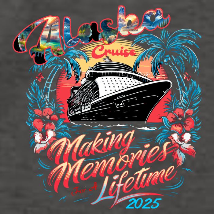 Alaska Cruise 2025 Making Memories Together Matching Family Vector Backpack
