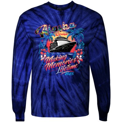 Alaska Cruise 2025 Making Memories Together Matching Family Tie-Dye Long Sleeve Shirt