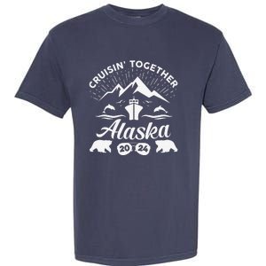 Alaska Cruise 2024 Family Summer Vacation Travel Matching Garment-Dyed Heavyweight T-Shirt