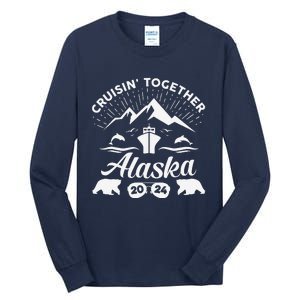 Alaska Cruise 2024 Family Summer Vacation Travel Matching Tall Long Sleeve T-Shirt