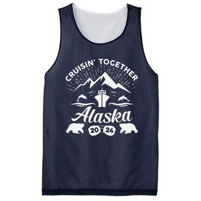 Alaska Cruise 2024 Family Summer Vacation Travel Matching Mesh Reversible Basketball Jersey Tank