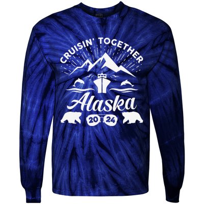 Alaska Cruise 2024 Family Summer Vacation Travel Matching Tie-Dye Long Sleeve Shirt