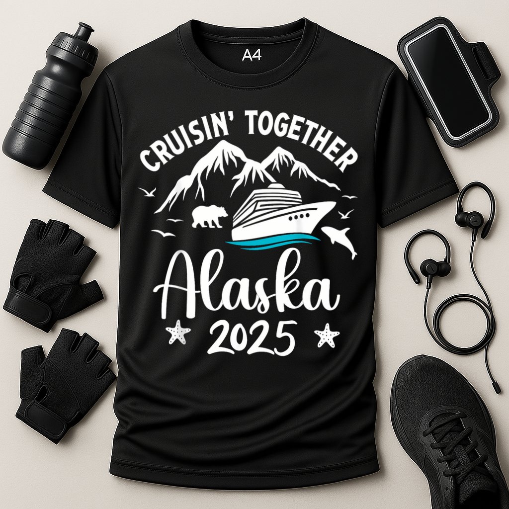 Alaska Cruise 2025 Family Summer Vacation Travel Matching Cooling Performance Crew T-Shirt
