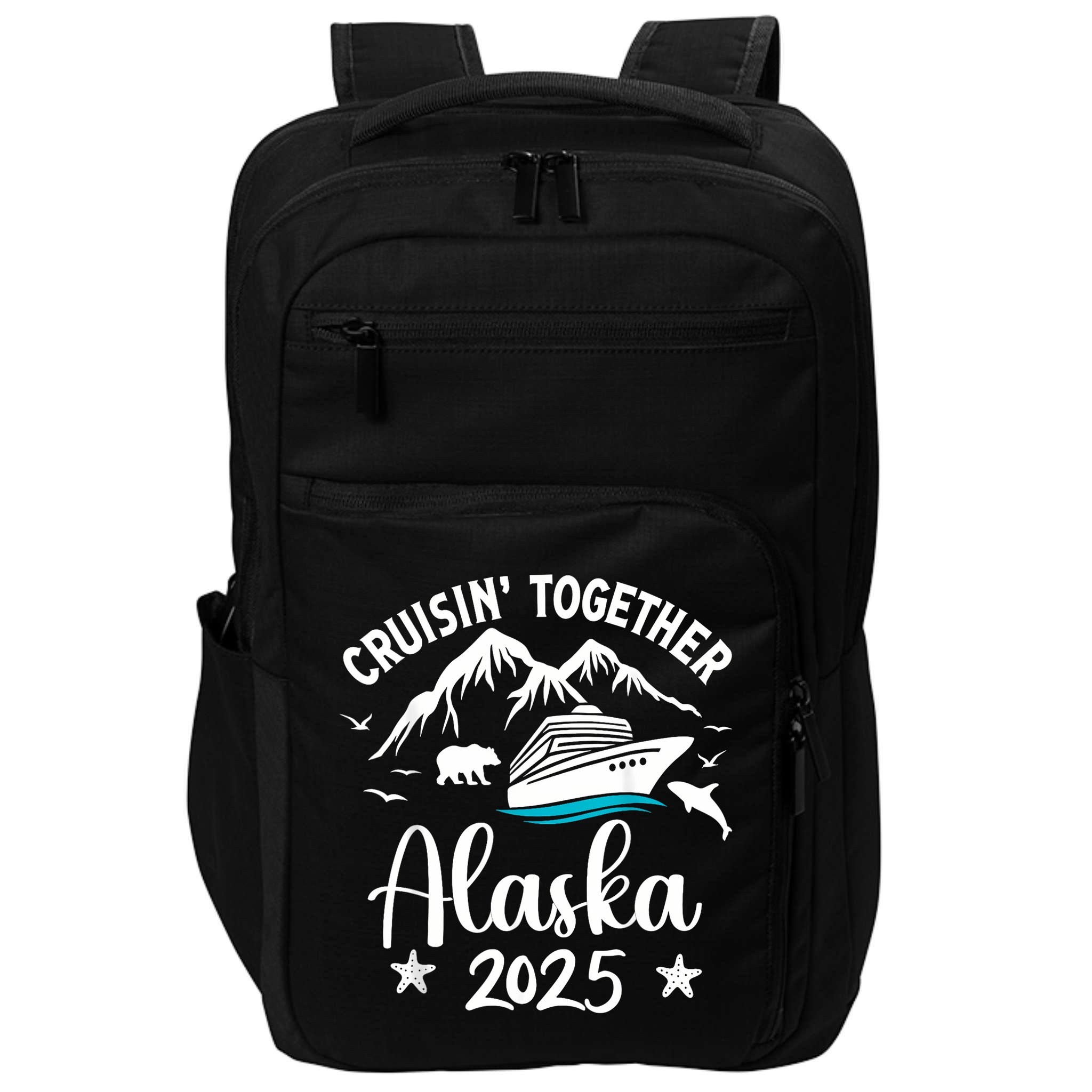 Alaska Cruise 2025 Family Summer Vacation Travel Matching Impact Tech Backpack