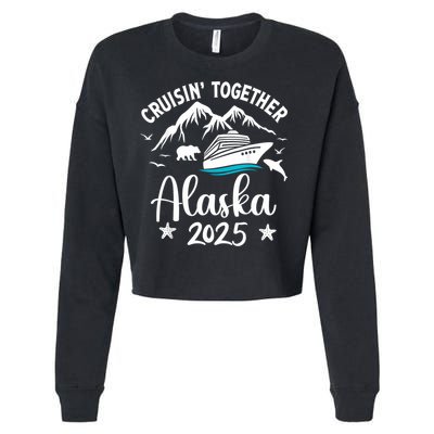 Alaska Cruise 2025 Family Summer Vacation Travel Matching Cropped Pullover Crew