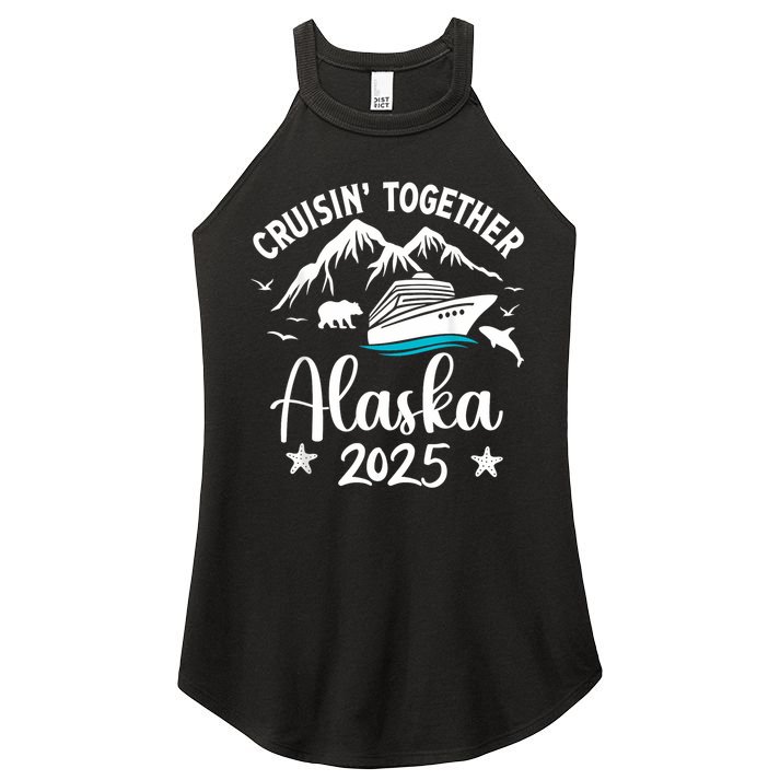 Alaska Cruise 2025 Family Summer Vacation Travel Matching Women's Perfect Tri Rocker Tank