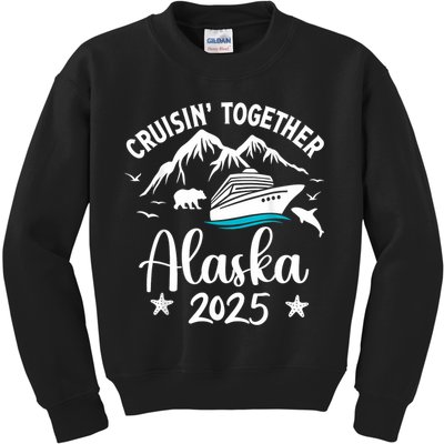 Alaska Cruise 2025 Family Summer Vacation Travel Matching Kids Sweatshirt