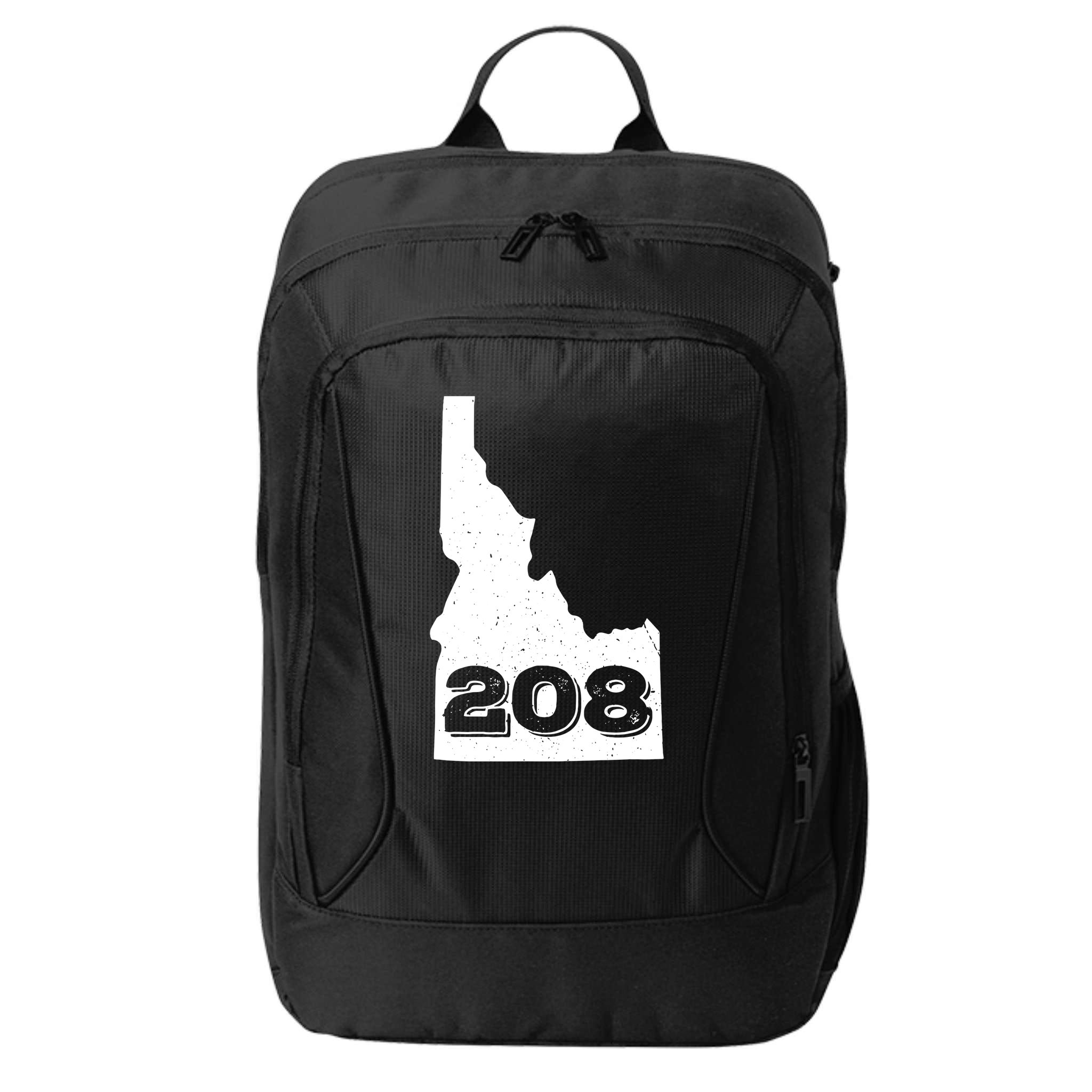Area Code 208 Boise Idaho Funny Home State Gift City Backpack