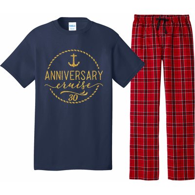 Anniversary Cruise 30 30 years Wedding Anniversary Pajama Set